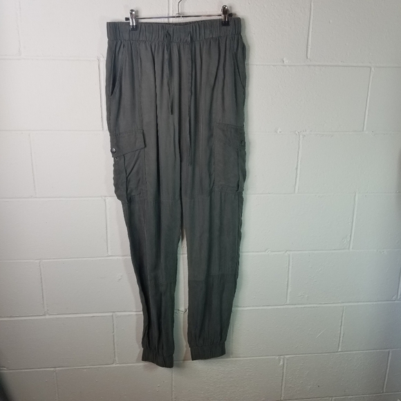 JOH cargo cupro rayon jogger pants - Picture 2 of 10